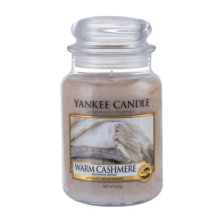 Yankee Candle Warm Cashmere Vonná svíčka 623 g vada zbarvení