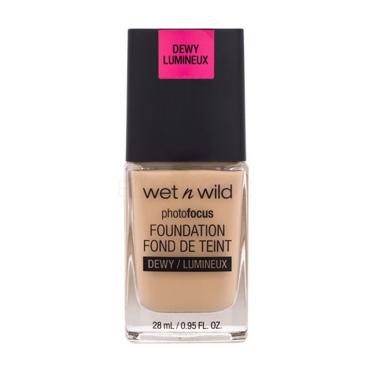 Wet n Wild Photo Focus Dewy Make-up pro ženy 28 ml Odstín Golden Beige poškozený flakon