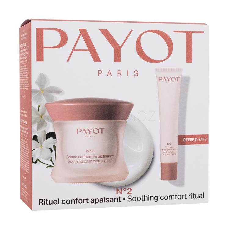 PAYOT N°2 Soothing Comfort Ritual Dárková kazeta denní pleťový krém 50 ml + CC krém 40 ml