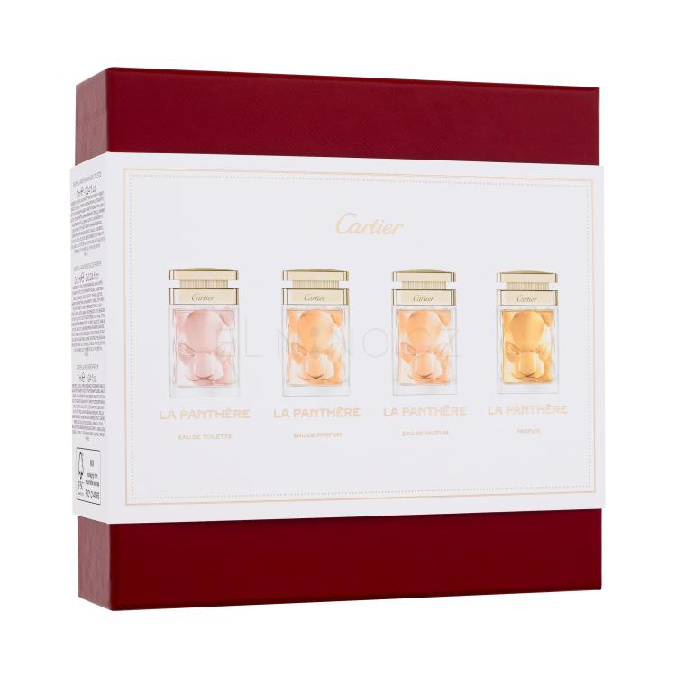 Cartier La Panthère Dárková kazeta parfémovaná voda 2 x 7 ml + parfém 7 ml + toaletní voda 7 ml