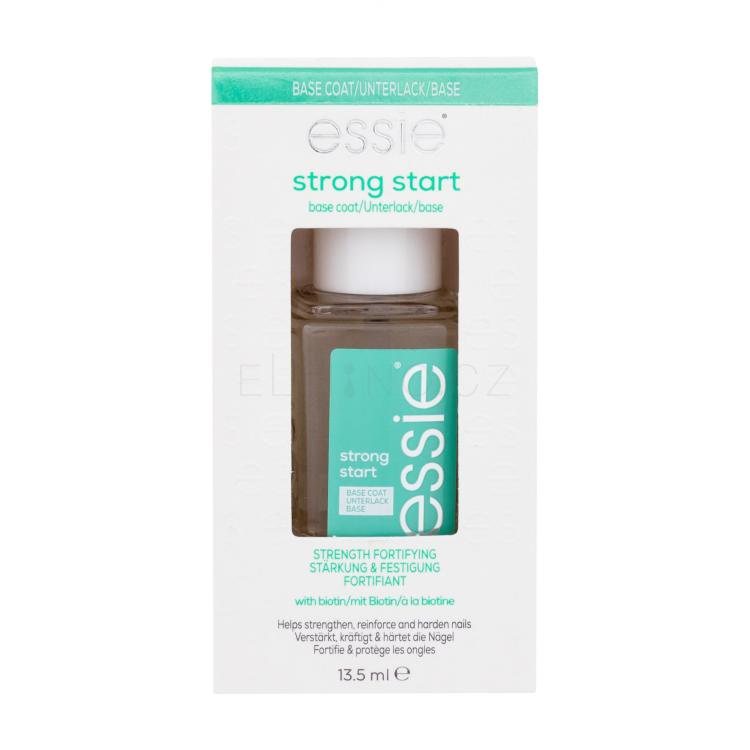 Essie Strong Start Base Coat Lak na nehty pro ženy 13,5 ml poškozená krabička