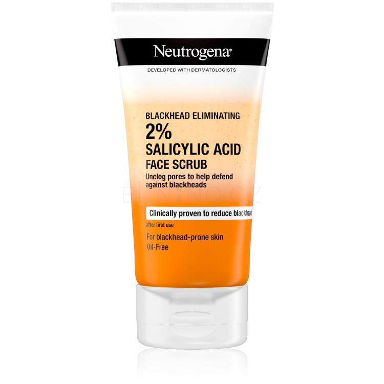 Neutrogena Blackhead Eliminating 2% Salicylic Acid Face Scrub Peeling 150 ml