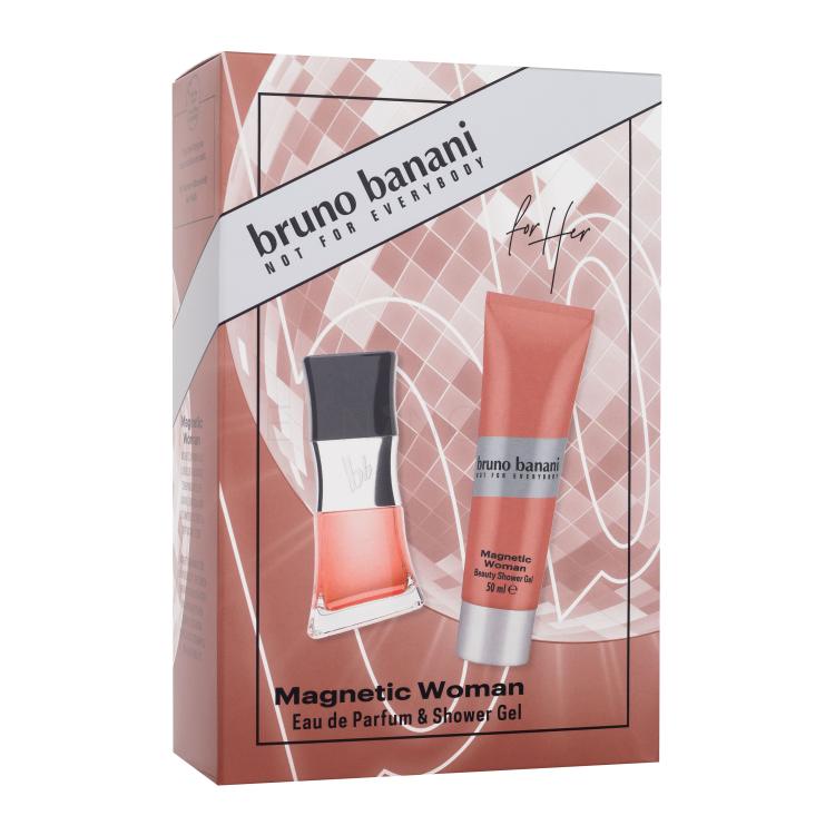 Bruno Banani Magnetic Woman Dárková kazeta parfémovaná voda 30 ml + sprchový gel 50 ml