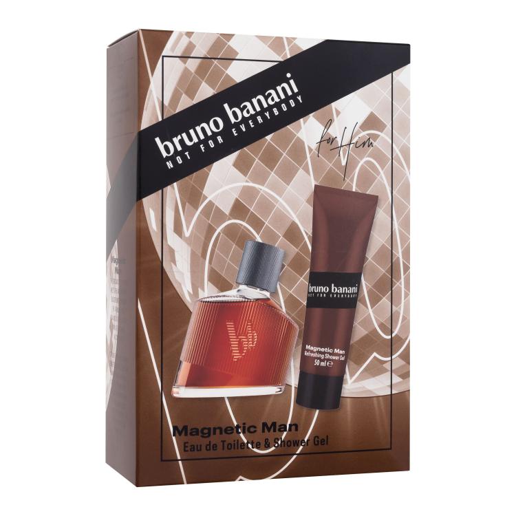 Bruno Banani Magnetic Man Dárková kazeta toaletní voda 30 ml + sprchový gel 50 ml