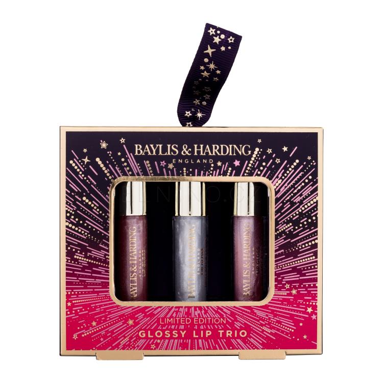 Baylis &amp; Harding Moonlight Fig Glossy Lip Trio Dárková kazeta lesk na rty 3 x 2,5 ml