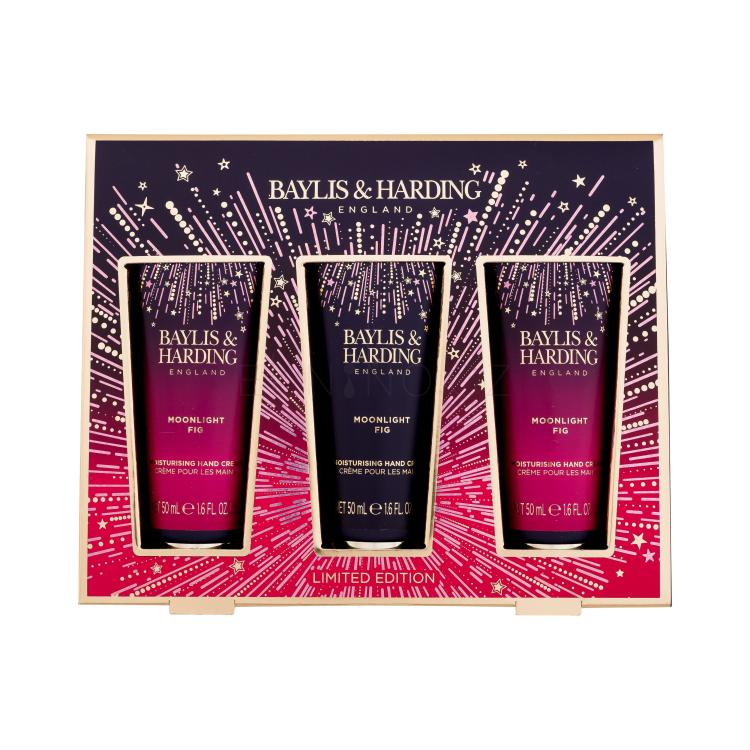 Baylis &amp; Harding Moonlight Fig Dárková kazeta krém na ruce 3 x 50 ml