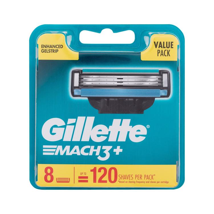 Gillette Mach3+ Náhradní břit pro muže Set