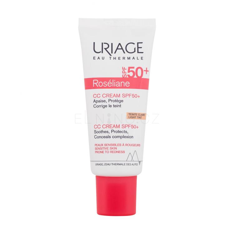 Uriage Roséliane CC Cream SPF50+ CC krém pro ženy 40 ml Odstín Light Tint