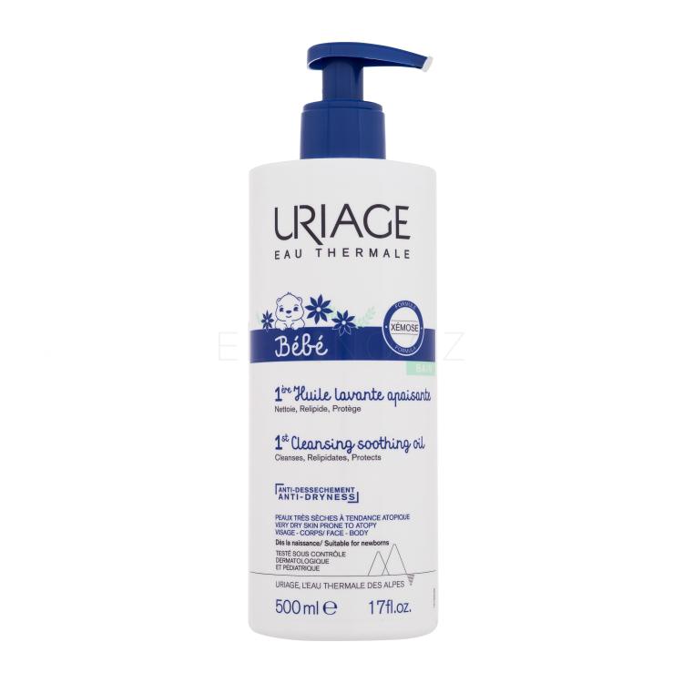 Uriage Bébé 1st Cleansing Soothing Oil Sprchový olej pro děti 500 ml