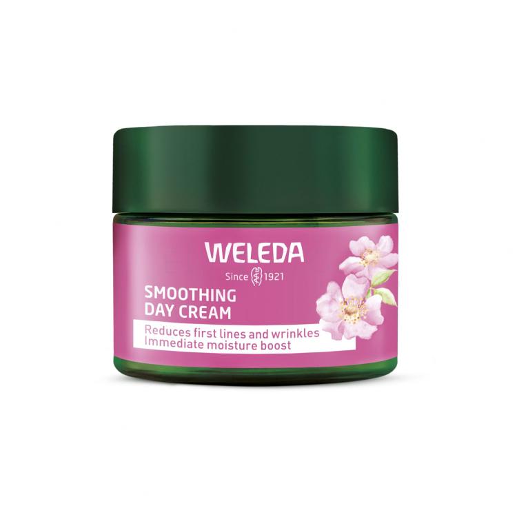 Weleda Wild Rose &amp; White Tea Smoothing Day Cream Denní pleťový krém pro ženy 40 ml