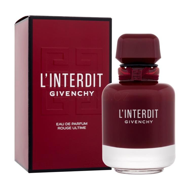 Givenchy L&#039;Interdit Rouge Ultime Parfémovaná voda pro ženy 80 ml poškozená krabička