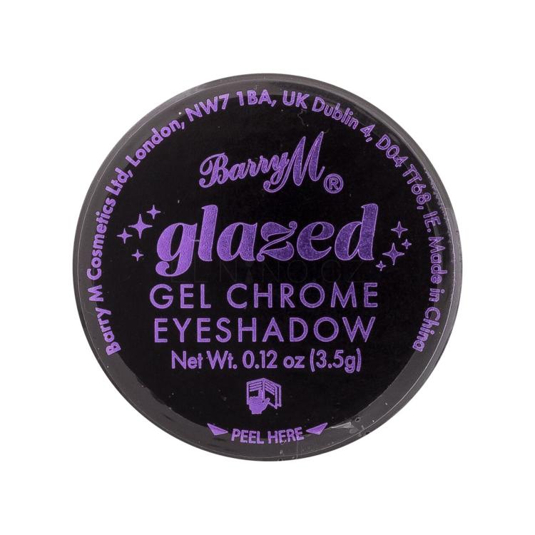 Barry M Glazed Gel Chrome Eyeshadow Oční stín pro ženy 3,5 g Odstín So Exclusive