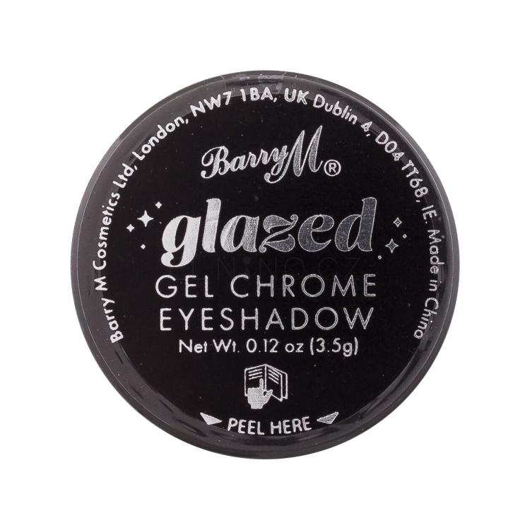 Barry M Glazed Gel Chrome Eyeshadow Oční stín pro ženy 3,5 g Odstín So Enticing