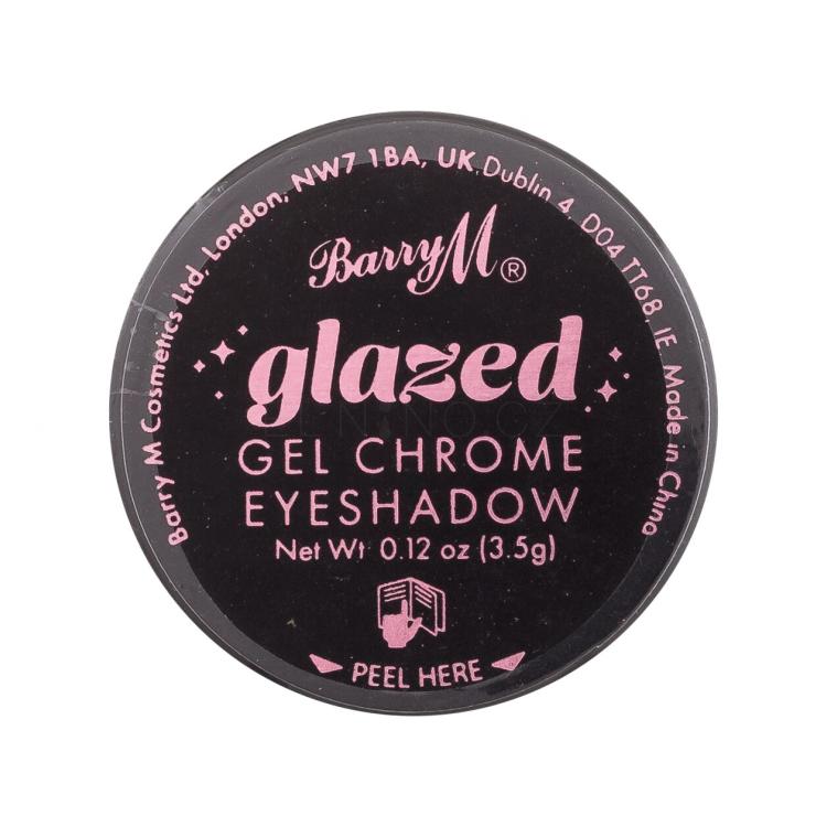 Barry M Glazed Gel Chrome Eyeshadow Oční stín pro ženy 3,5 g Odstín So Persuasive