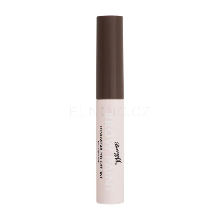 Barry M Brow Paint Longwear Peel Off Tint Barva na obočí pro ženy 7 ml Odstín Black