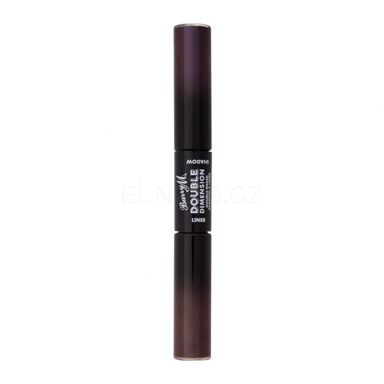 Barry M Double Dimension Double-Ended Shadow &amp; Liner Oční stín pro ženy 9 ml Odstín Purple Parallel