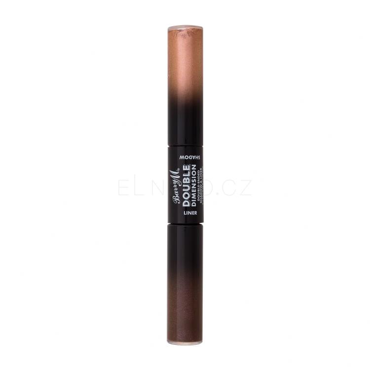 Barry M Double Dimension Double-Ended Shadow &amp; Liner Oční stín pro ženy 9 ml Odstín Infinite Bronze