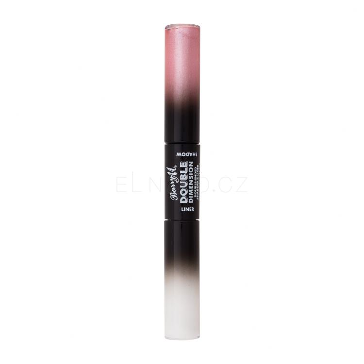 Barry M Double Dimension Double-Ended Shadow &amp; Liner Oční stín pro ženy 9 ml Odstín Pink Perspective