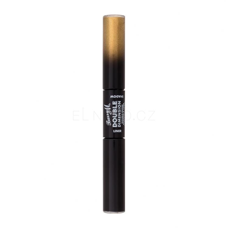 Barry M Double Dimension Double-Ended Shadow &amp; Liner Oční stín pro ženy 9 ml Odstín Gold Element