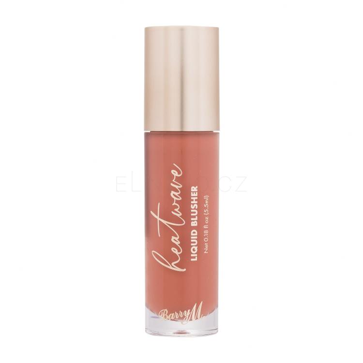 Barry M Heatwave Liquid Blusher Tvářenka pro ženy 5,5 ml Odstín Secluded