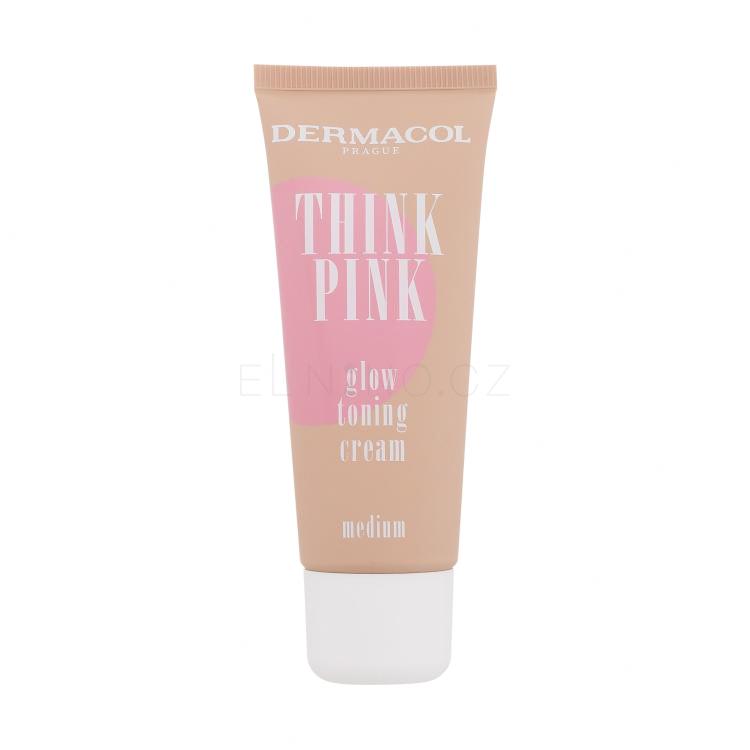 Dermacol Think Pink Glow Toning Cream BB krém pro ženy 30 ml Odstín 2 Medium