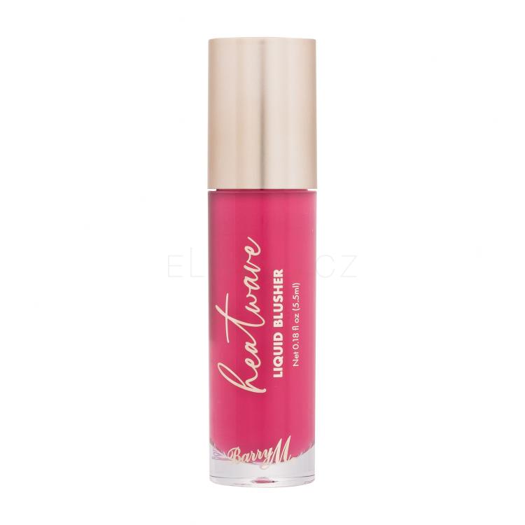 Barry M Heatwave Liquid Blusher Tvářenka pro ženy 5,5 ml Odstín Idyllic