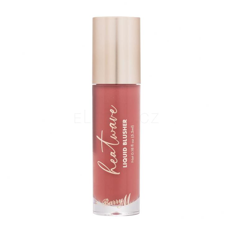 Barry M Heatwave Liquid Blusher Tvářenka pro ženy 5,5 ml Odstín Dreamy