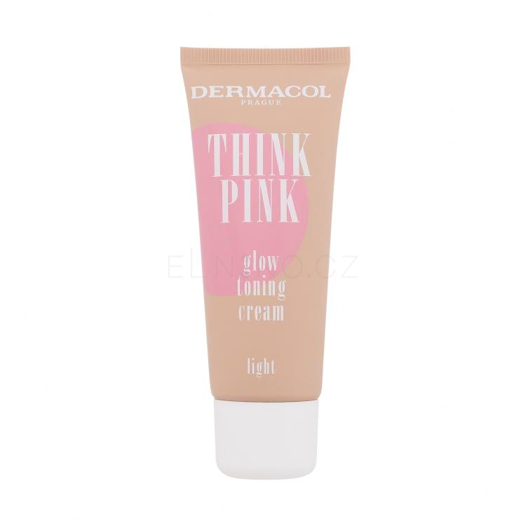 Dermacol Think Pink Glow Toning Cream BB krém pro ženy 30 ml Odstín 1 Light