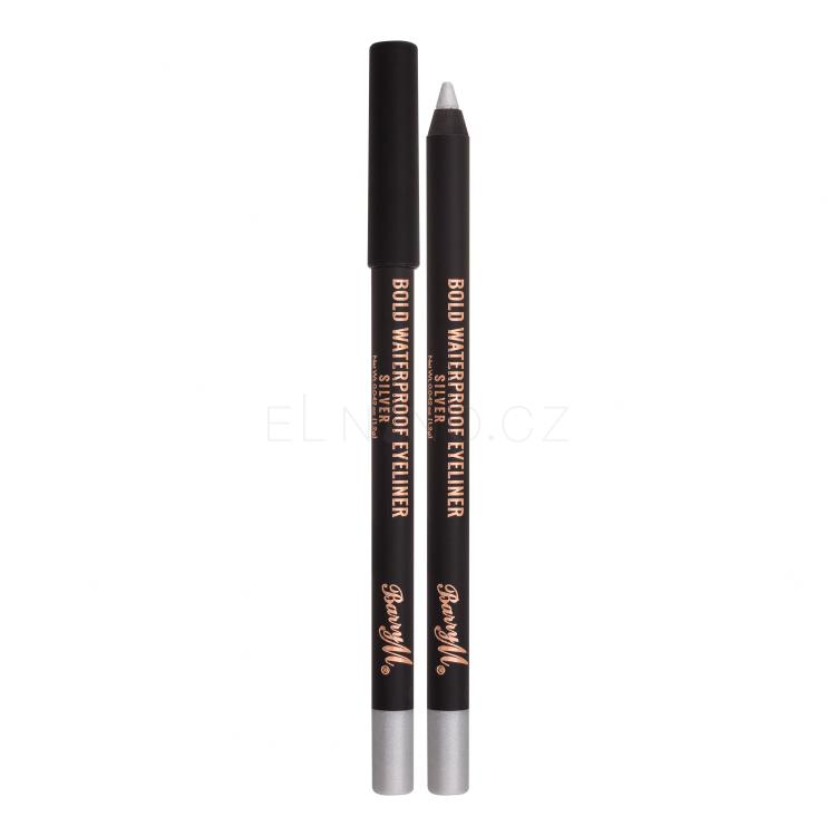 Barry M Bold Waterproof Eyeliner Tužka na oči pro ženy 1,2 g Odstín Silver