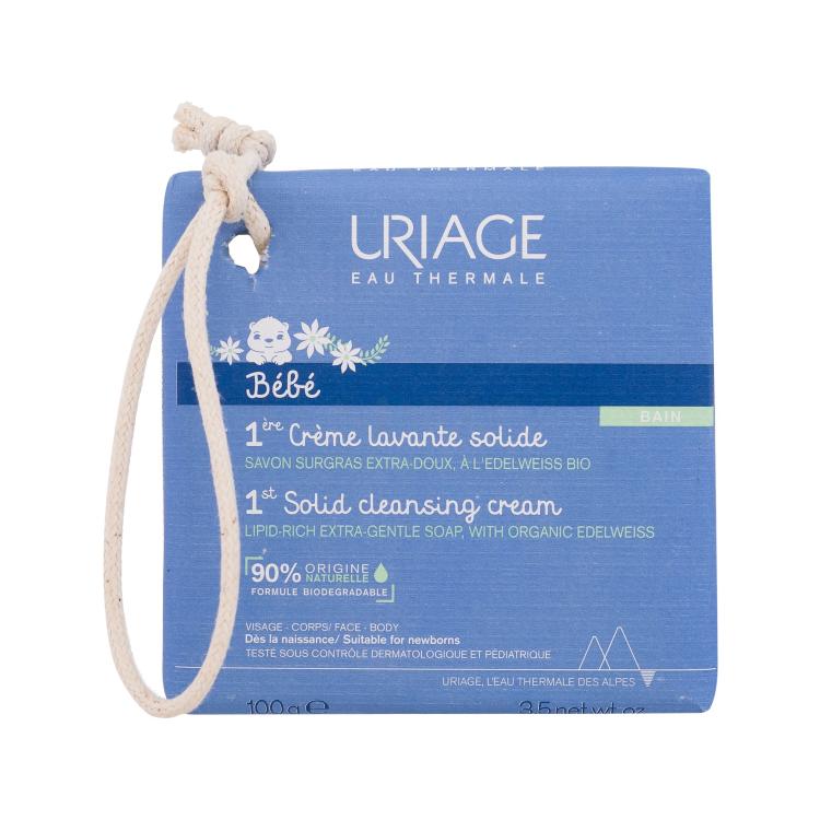 Uriage Bébé 1st Solid Cleansing Cream Tuhé mýdlo pro děti 100 g