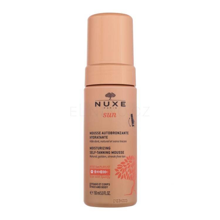 NUXE Sun Moisturizing Self-Tanning Mousse Samoopalovací přípravek 150 ml