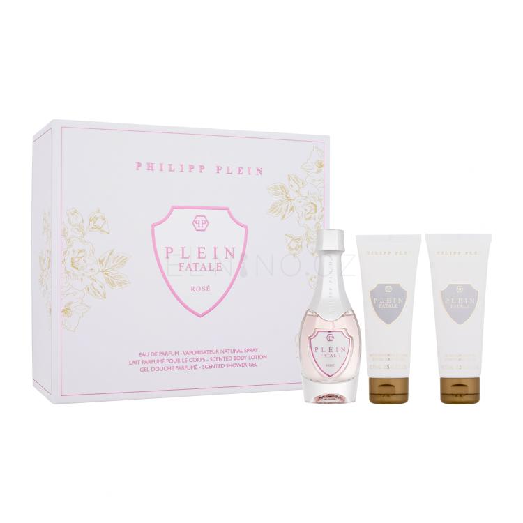 Philipp Plein Plein Fatale Rosé Dárková kazeta parfémovaná voda 50 ml + tělové mléko 75 ml + sprchový gel 75 ml