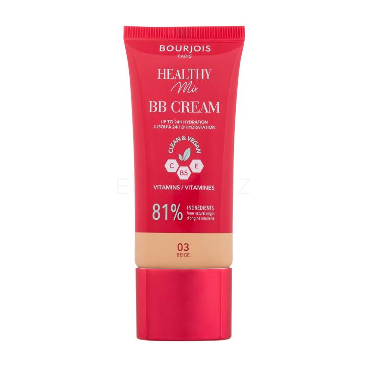 BOURJOIS Paris Healthy Mix Clean &amp; Vegan BB Cream BB krém pro ženy 30 ml Odstín 03 Beige