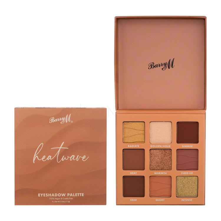 Barry M Heatwave Eyeshadow Palette Oční stín pro ženy 10,8 g