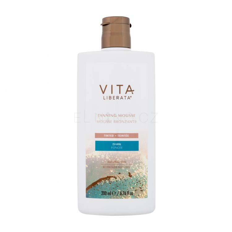 Vita Liberata Tanning Mousse Tinted Samoopalovací přípravek pro ženy 200 ml Odstín Dark poškozená krabička