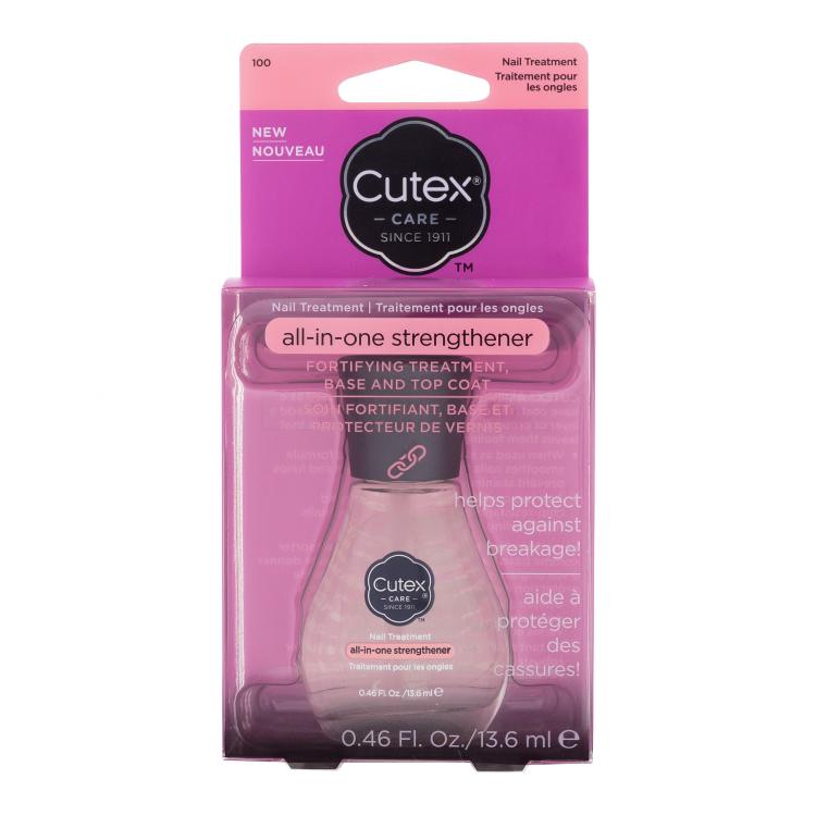 Cutex Nail Treatment All-In-One Strengthener Péče o nehty pro ženy 13,6 ml