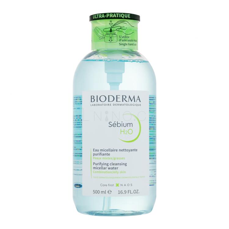 BIODERMA Sébium H₂O With Dispenser Micelární voda pro ženy 500 ml