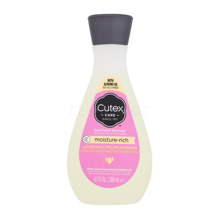 Cutex Moisture-Rich Nail Polish Remover Odlakovač nehtů pro ženy 200 ml