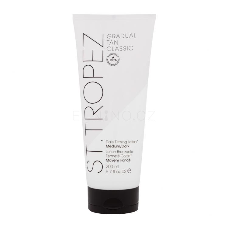 St.Tropez Gradual Tan Classic Daily Firming Lotion Samoopalovací přípravek pro ženy 200 ml Odstín Medium/Dark poškozená krabička