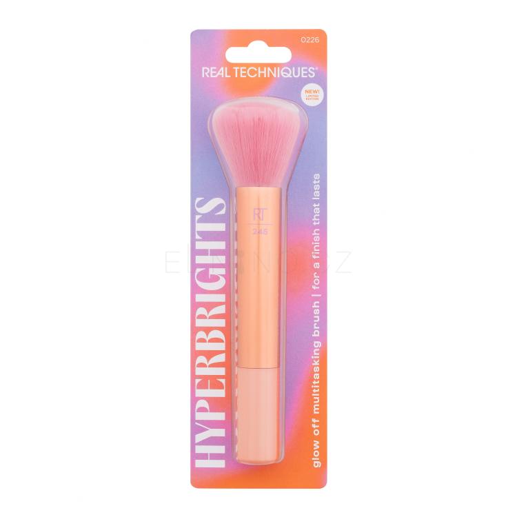 Real Techniques Hyperbrights Glow Off Multitasking Brush Štětec pro ženy 1 ks poškozený obal