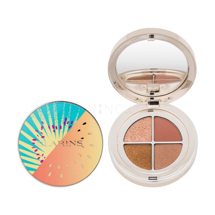 Clarins Ombre 4 Colour Summer Limited Ediiton Oční stín pro ženy 4,2 g Odstín Golden Hour Gradation