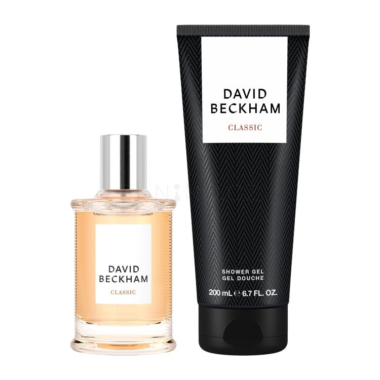 David Beckham Classic Dárková kazeta toaletní voda 50 ml + sprchový gel 200 ml