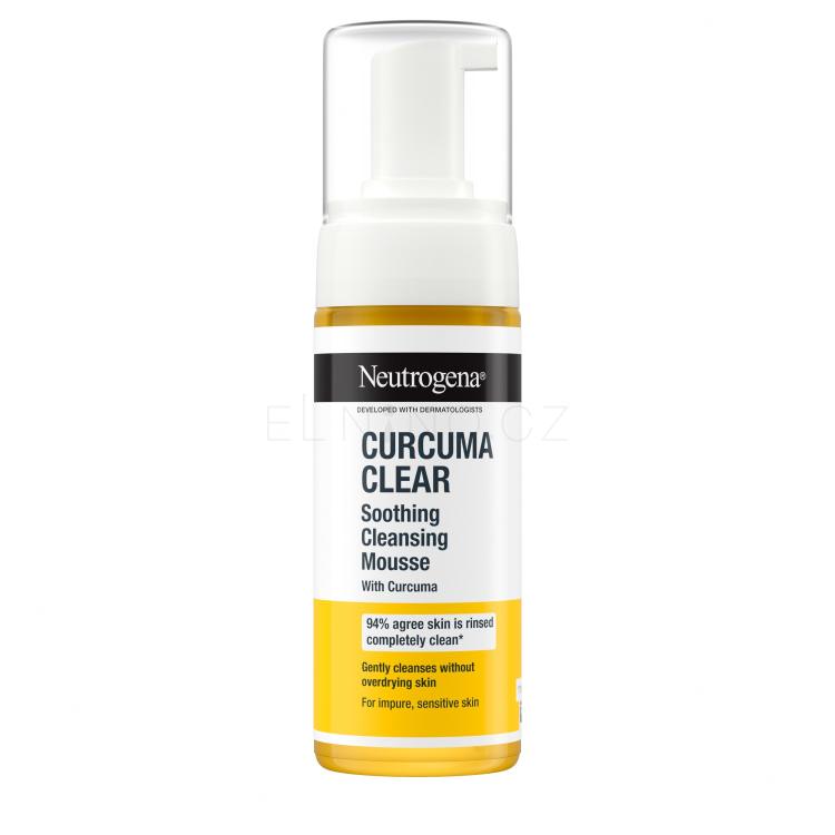 Neutrogena Curcuma Clear Soothing Cleansing Mousse Čisticí pěna 150 ml