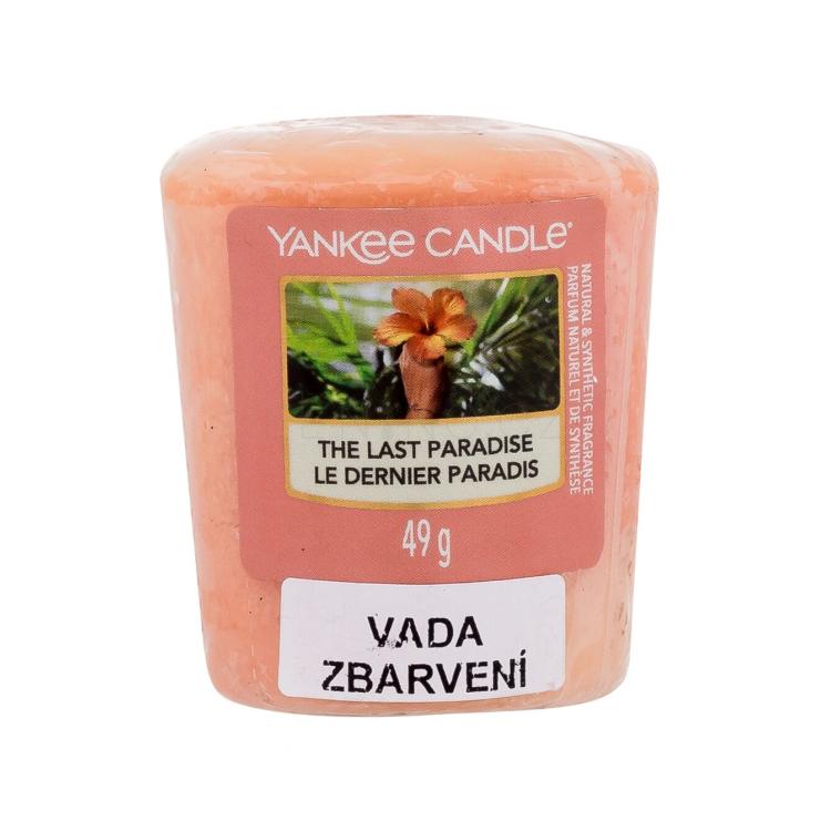 Yankee Candle The Last Paradise Vonná svíčka 49 g vada zbarvení