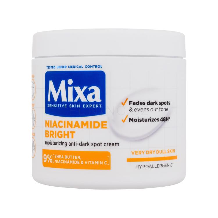 Mixa Niacinamide Bright Moisturizing Anti-Dark Spot Cream Tělový krém pro ženy 400 ml