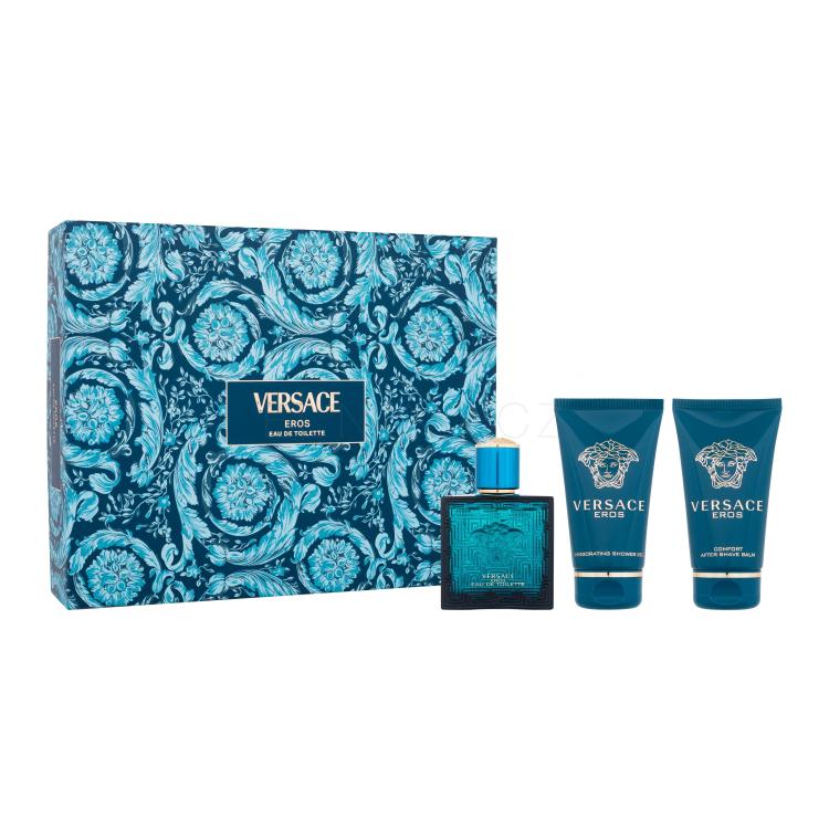 Versace Eros Dárková kazeta toaletní voda 50 ml + sprchový gel 50 ml + balzám po holení 50 ml