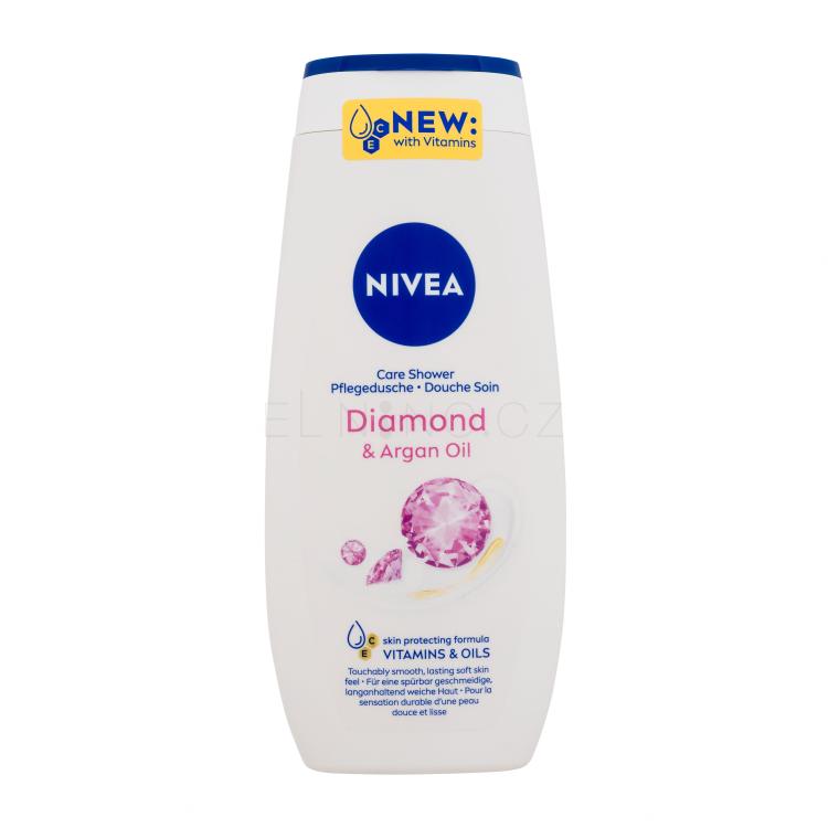 Nivea Diamond &amp; Argan Oil Sprchový gel pro ženy 250 ml