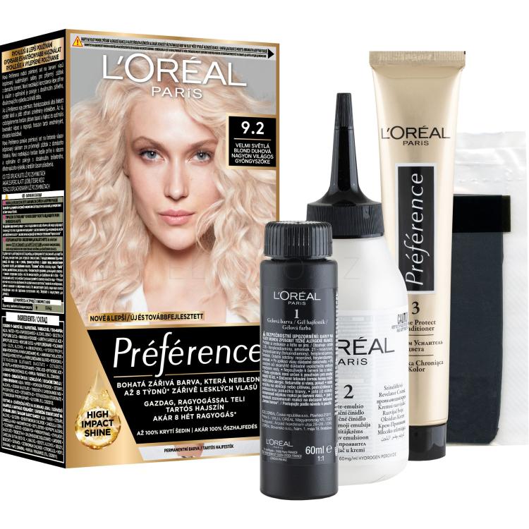 L&#039;Oréal Paris Préférence Barva na vlasy pro ženy 60 ml Odstín 92 Warsaw