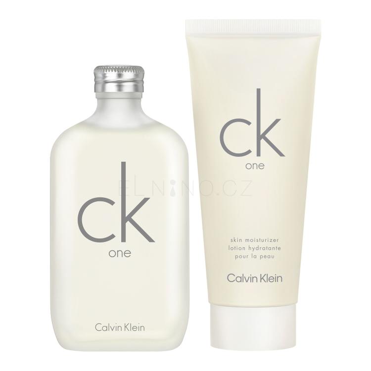 Calvin Klein CK One Dárková kazeta toaletní voda 200 ml + tělové mléko 200 ml