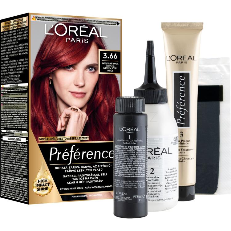 L&#039;Oréal Paris Préférence Barva na vlasy pro ženy 60 ml Odstín P37 Budapest